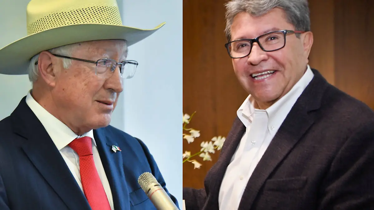 Ken Salazar y Ricardo Monreal